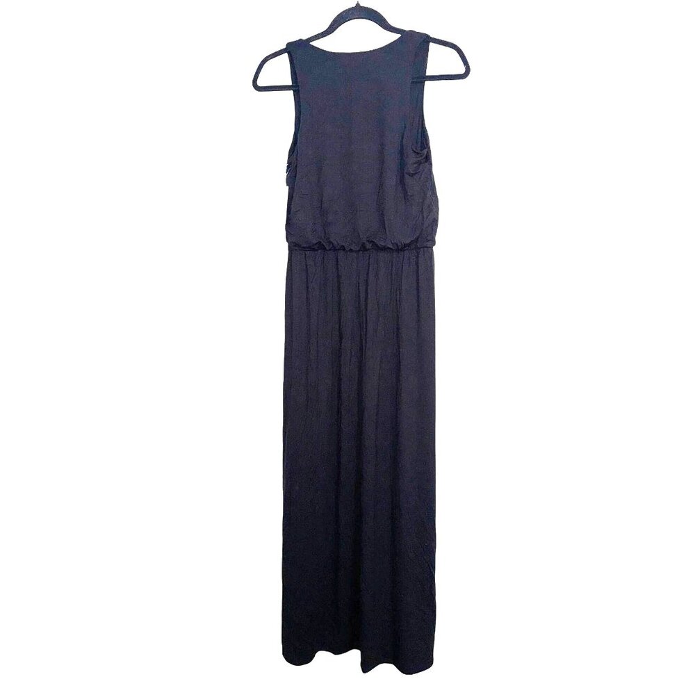 Caslon Womens Black Maxi Dress S Stretchy Rayon Blend Sleeveless Relaxed Fit - Picture 10 of 13